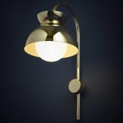 FRANDSEN Vlinder wandlamp, messingkleurig