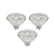 Prios LED reflectorlamp GU5.3 4.3W 345lm 36° helder 840 set van 3