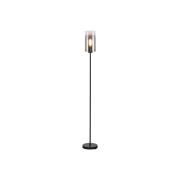 Ventotto vloerlamp, zwart/rook, hoogte 165 cm, metaal/glas
