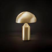 Oluce Atollo tafellamp, aluminium, Ø 25 cm, goud