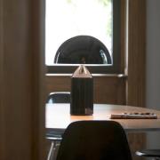 Oluce Atollo tafellamp met dimmer Ø50cm brons