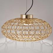 Terzani G.R.A. - ovale hanglamp, goud