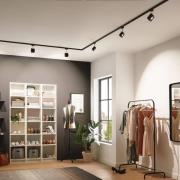 Paulmann URail systeem rails, 100 cm, zwart mat