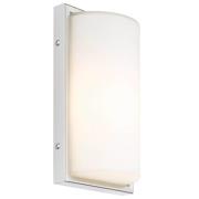 LED buitenwandlamp 040 met sensor, wit