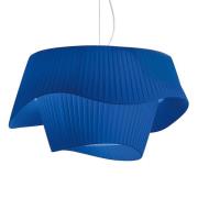 Modo Luce Cocó textiel-hanglamp Ø 80 cm blauw