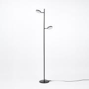 Aluminor Declic LED vloerlamp 2-lamps zwart