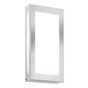 LED wandlamp Aqua Rain Mini met bewegingsmelder, roestvrij staal