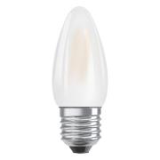 OSRAM LED kaarslamp E27 4W Classic B 2.700K mat