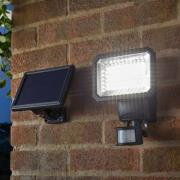 LED solar-wandlamp Millenium met sensor