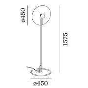 WEVER & DUCRÉ Mirro vloerlamp 2.0 zwart/chroom