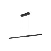 Hanglamp Linda-132, zwart, CCT, gebarenbediening