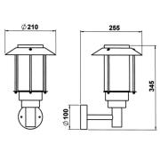 Buitenwandlamp 481