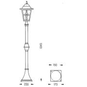 Aantrekkelijke lantaarnpaal 772 B