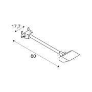 SLV LED wandlamp Today Pro, wit, aluminium, lengte 66,6 cm