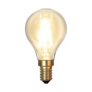 LED lamp E14 P45 filament 1,5W 2.100 K 120 lumen