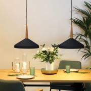 Easy Light Roque hanglamp met kurk, grafiet