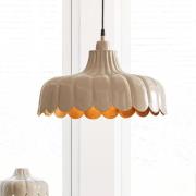 PR Home Hanglamp Wells, beige/goud, Ø 43 cm, metaal