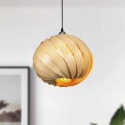 Gofurnit Mela hanglamp, eiken, Ø 35 cm