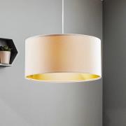 Hanglamp Salina, wit/goud Ø 50cm