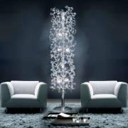 Kristallen vloerlamp met noppenstang