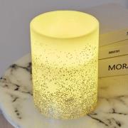 Pauleen Glowing Glitter Big Candle LED kaars was