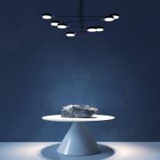 Maytoni Fad LED hanglamp draaibare kappen 8-lamps