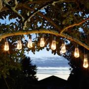 LED-zonnelichtketting Eureka Vintage, 10-lamps, IP44