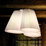 Modo Luce Florinda hanglamp 3-lamps Plissé wit