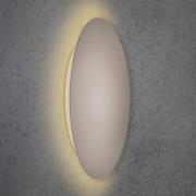 Escale LED wandlamp Blad, taupe, Ø 44 cm