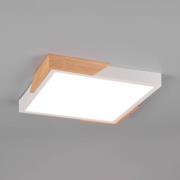 LED plafondlamp Meta, 31,5x31,5cm, 3.000K, wit