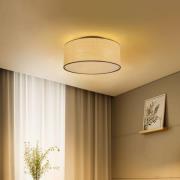 Plafondlamp Aston, Ø 50 cm, rotanlook