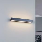 LED wandlamp Mera, breedte 40cm, zwart, 3000K