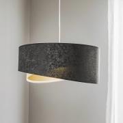 Hanglamp Vivien driekleurig donkergrijs/wit/goud