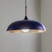 Hanglamp Lincoln, blauw/goud