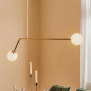 Hanglamp Pure, 2-lamps, goud