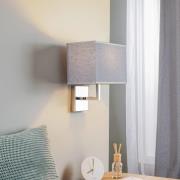 Wandlamp Hotel A, grijs