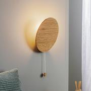 Wandlamp Minimal van eikenhout