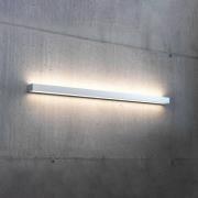 LED wandlamp Mera, breedte 120 cm, aluminium, 3.000K