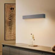 Wandlamp Straight S, 62 cm, grafiet