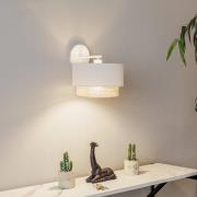 Wandlamp Boho, ecru/jute