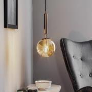 Hanglamp Volda Picolo 1-lamp zwart/goud Ø15cm