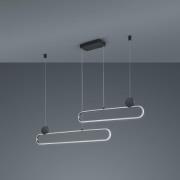 Grant LED hanglamp, dimbaar, CCT, aluminium