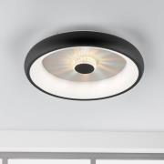 Vertigo LED plafondlamp, CCT, Ø 46,5 cm, zwart