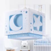 Fluorescerende hanglamp NACHTHIMMEL blauw