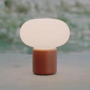 New Works oplaadbare lamp Karl-Johan, aarde rood, IP65