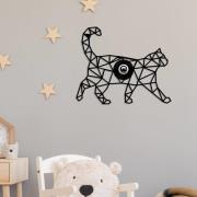 Wandlamp W-041, lasergesneden, ontwerp zwarte kat