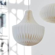PR Home hanglamp Vicky, wit, papier, Ø 40 cm, 3 x E14
