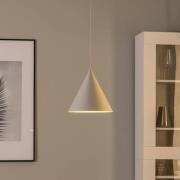 Hanglamp CONO, 1-lamp, Ø 25 cm, beige