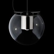 Oluce The Globe hanglamp, Ø 30 cm, nikkel