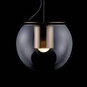 Oluce The Globe hanglamp, Ø 30 cm, goud/brons